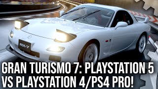 Gran Turismo 7  PS5 vs PS4 Pro vs PS4 CrossGen Comparison  The Ultimate HeadtoHead!