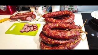 картинка: КРАКОВСКАЯ КОЛБАСА своими руками.Полукопчёная колбаса.