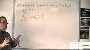 OCR MEI Core 2 3.08 Find the Equation of the Tangent to y = x^3 at (-1,-1)