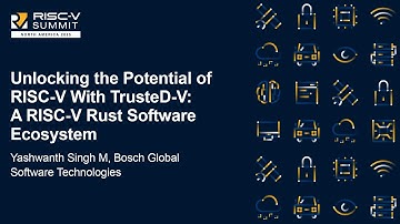 Unlocking the Potential of RISC-V With TrusteD-V: A RISC-V Rust Software Ecosystem - Y. Singh M