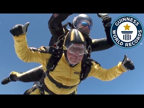 101-year-old parachute jumper – Guinness World Records