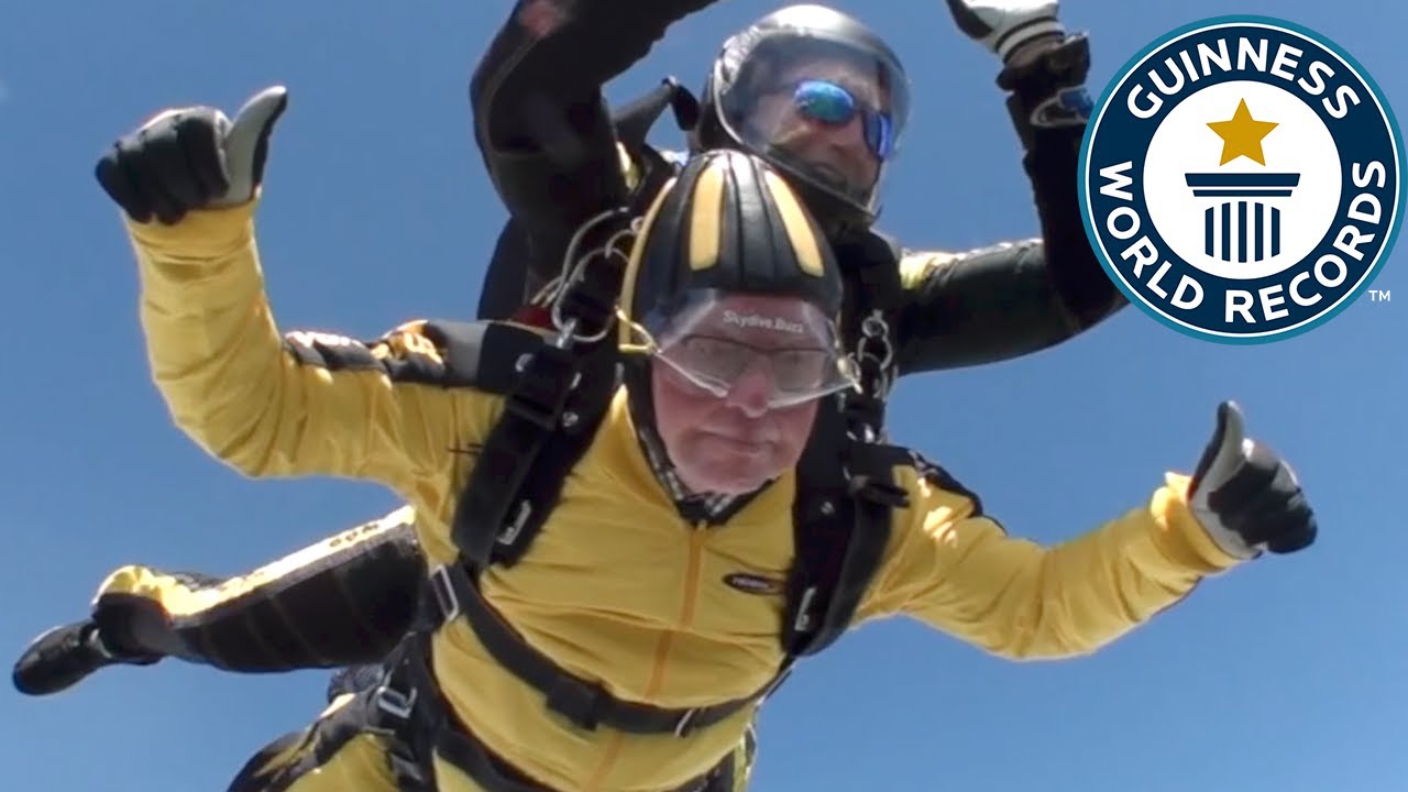 longest legs in usa 101-year-old parachute jumper - Guinness World Records