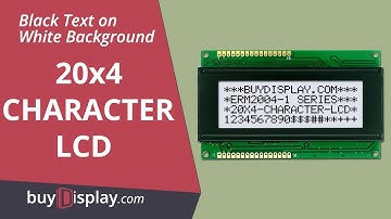 Arduino LCD 20x4 I2C Character Display Module Wide View Angle