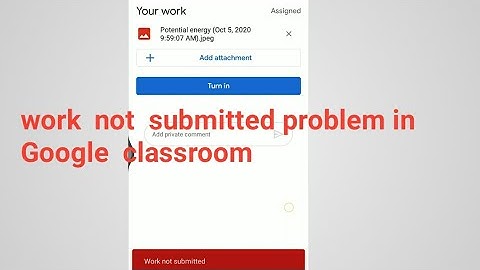Work not submitted problem in Google classroom Tamil..