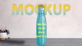 How to Create Bottle Label Mockup: Adobe Photoshop Tutorial