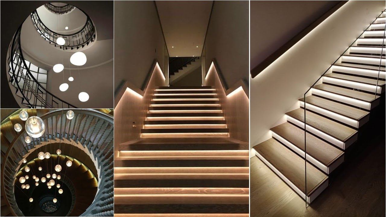 The 100 best stylish STAIRCASE LIGHTING IDEAS - YouTube