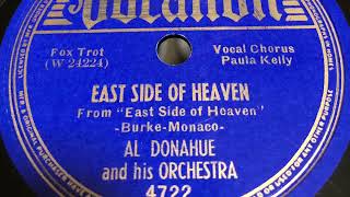 East Side Of Heaven - Al Donahue and his Orchestra 1939