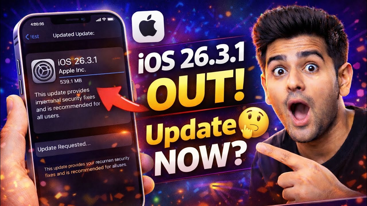 iOS 26.3.1 Update – What’s New? Should You Install It?.... 🤔🔥 - YouTube