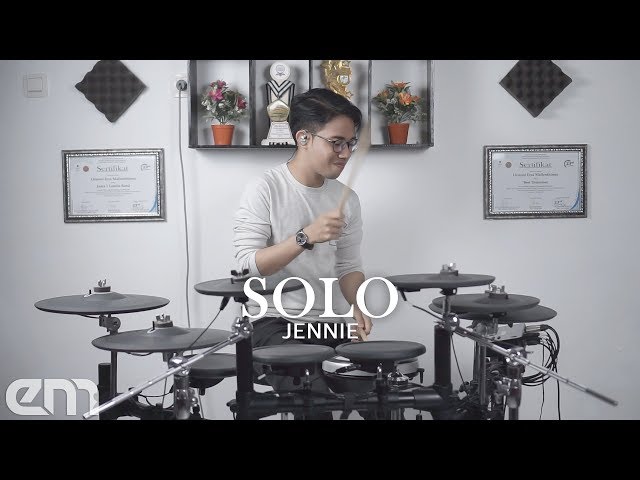 JENNIE - 'SOLO' | Drum Cover by Erza Mallenthinno class=