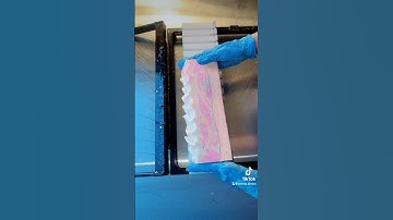 Cutting SOUTHERN PEACH Soap 🍑 #soapcut #soapcutting #soapcuttingvideo #soap #soaps #cpsoap #soaper