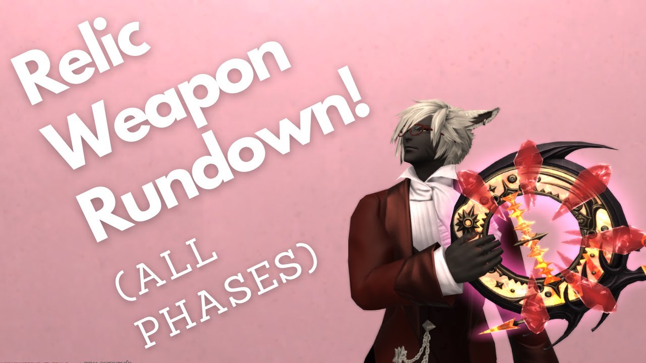 Shadowbringers Relic Weapons: All 3 Phases Side-By-Side Comparison