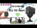 Mini camera wifi ip security  installation sur mobile