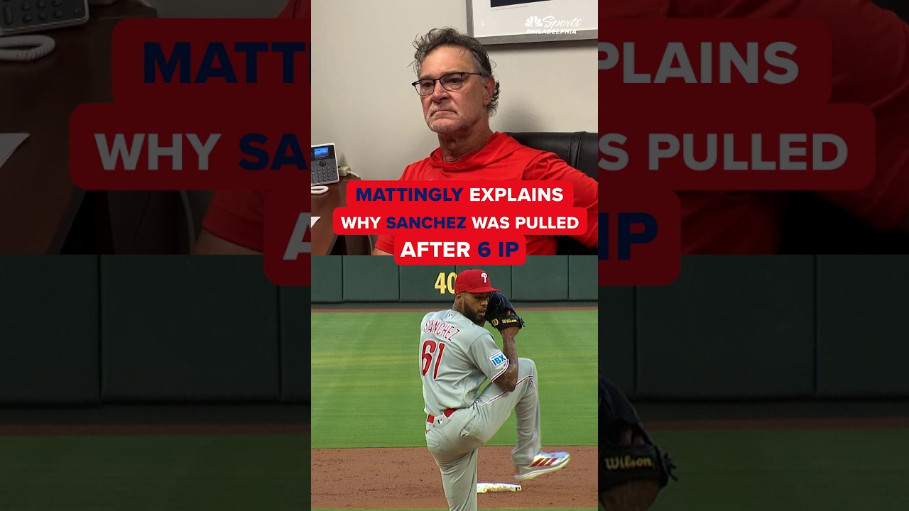 Don Mattingly explains his decision to pull Sánchez, put in McFarlane late 😳