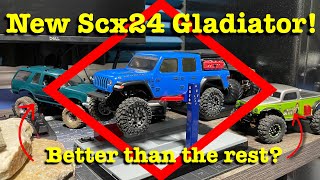 Scx24 Gladiator Review and Run! //Gladiator long wheel base mini crawler, is it any good?//
