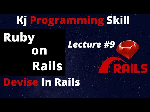 Ruby On Rails lecture #9 | devise in rails | login and sign in