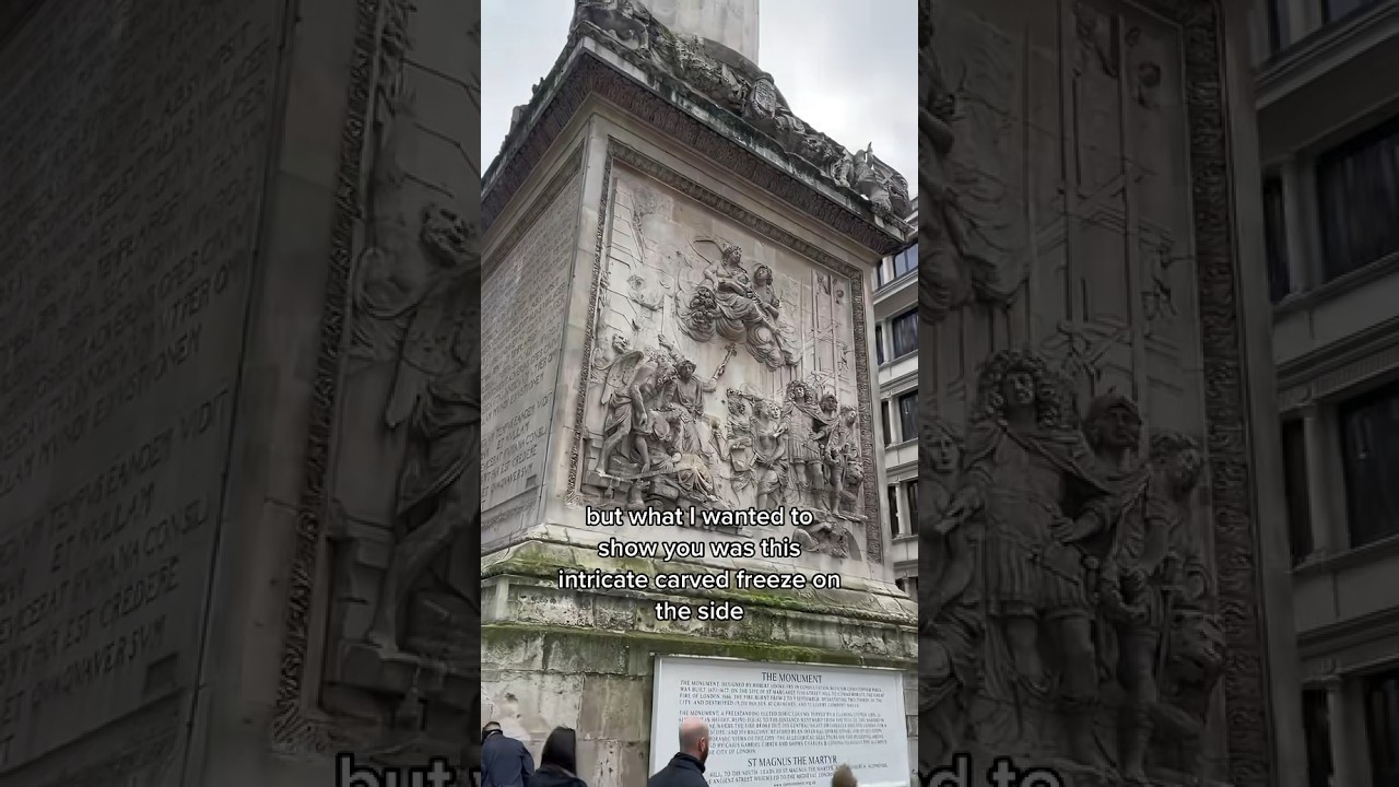 Symbols hiding in plain sight on the Monument 👀 