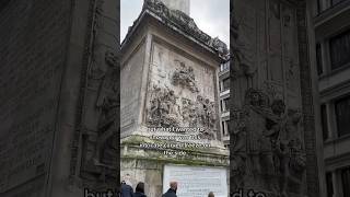 Symbols hiding in plain sight on the Monument 👀 #london #londonhistory #history