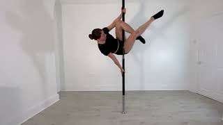 Intermediate Pole Dance Trick Tutorial. Butterfly from Arrow