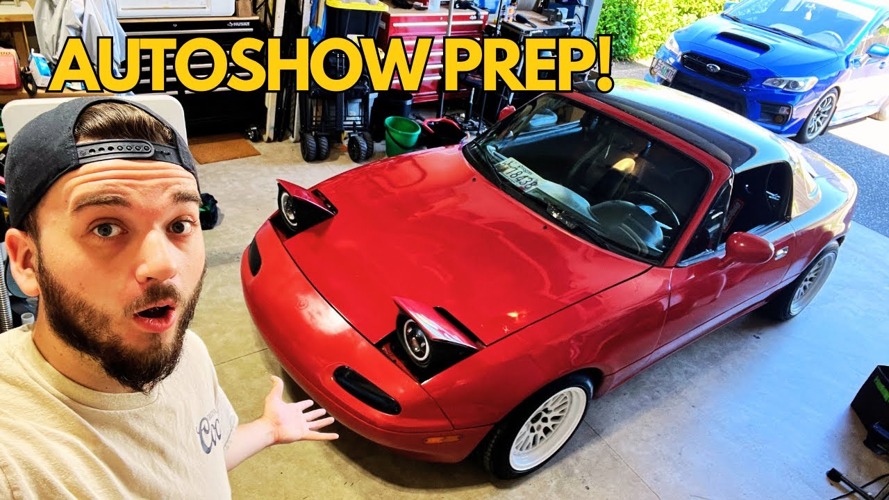 Spray Can Sorcery: The Art of Repainting My Miata for a Car Show!