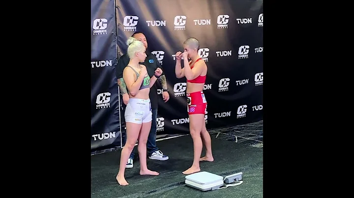 Irlanda Galindo (115.6) vs. Maraya Miller (115.6) - Weigh-in Face-Off - (Combate Global) - /r/WMMA