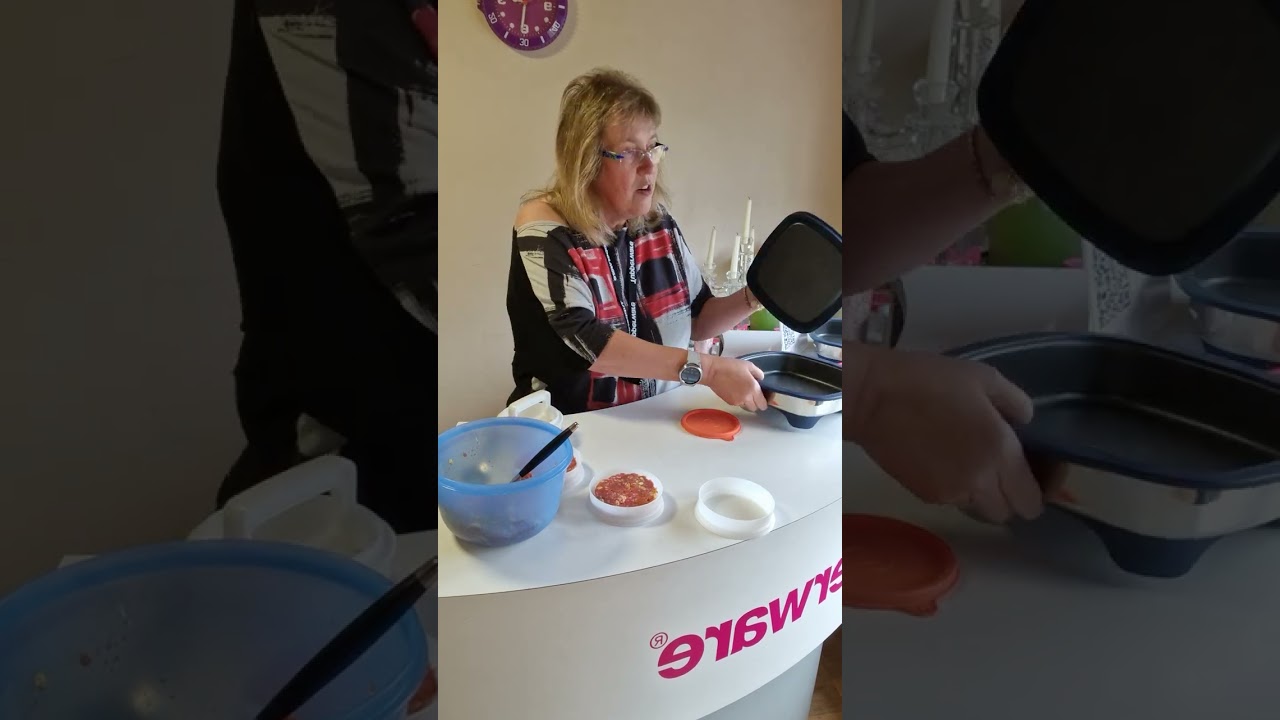 Burger mit dem Patty-Maker von Tupperware