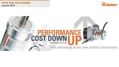 Kuebler Inc Draw Wire Linear Position Sensor M36 M58 Encoders   Kubler Group string pot LMS 27042016