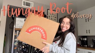 HUNGRYROOT DELIVERY / vegan grocery haul & review (vegan food delivery)