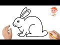 How to draw a rabbit 🐇🐰 | Easy drawings