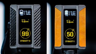 ROLUX DYNASTY I AND II 99W AND 50W V-MOUNT BATTERIES REVIEW! YOUR BEST AIRLINE FRIENDLY BATTERY!