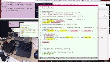 Xah Talk Show Ep721 Wolfram Language, Advent of Code 2025, Day 1, Problem 2