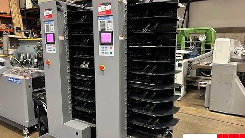 2008 Duplo DBM 500 booklet maker with twenty collating stations  for sale   Gab Supplies Ltd