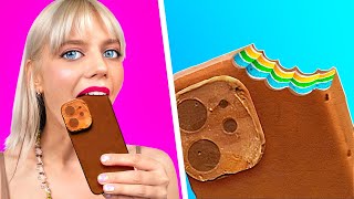 HOW TO SNEAK FOOD EVERYWHERE 😋 FUN FOOD HACKS \& PRANKS