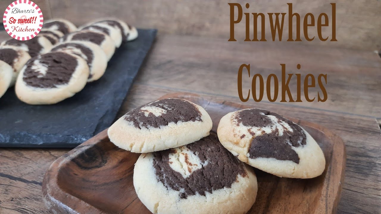 Chocolate Pinwheel Cookies |  बेकरी से भी स्वादिष्ट कुकीज़ घर पर बनाएं आसानी से एकदम कम सामान में | So Sweet Kitchen!! By Bharti Sharma