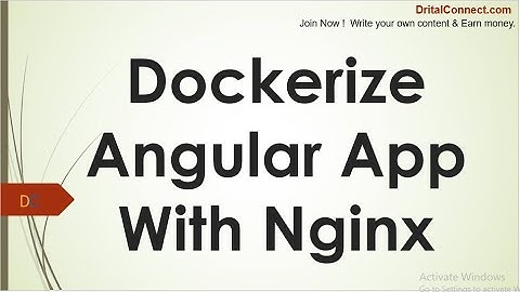 Serve an Angular Application with nginx in Docker | Dockerize Your Angular App With Nginx