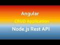 Angular CRUD example with Rest API, Node.js Express, MySQL