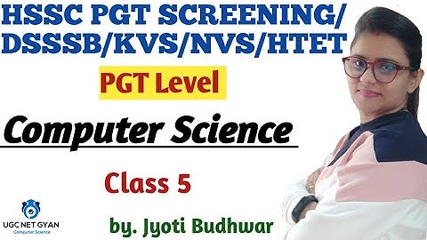 Class 5 : Binary Arithmetic l For HSSC PGT/DSSSB/KVS/NVS/APS Computer Science l UGC NET GYAN