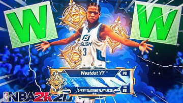 MY LEGEND 2-WAY SLASHING PLAYMAKER DOMINATED THE RUSH EVENT! BEST JUMPSHOT AND BUILD ON NBA 2K20!