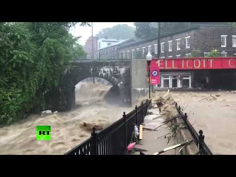 Roads submerged as severe flash flooding hits Maryland