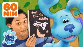 Blue Reads Hey Diddle Diddle! 🌙 w/ Josh | 60 Minutes | Blue's Clues & You! Podcast