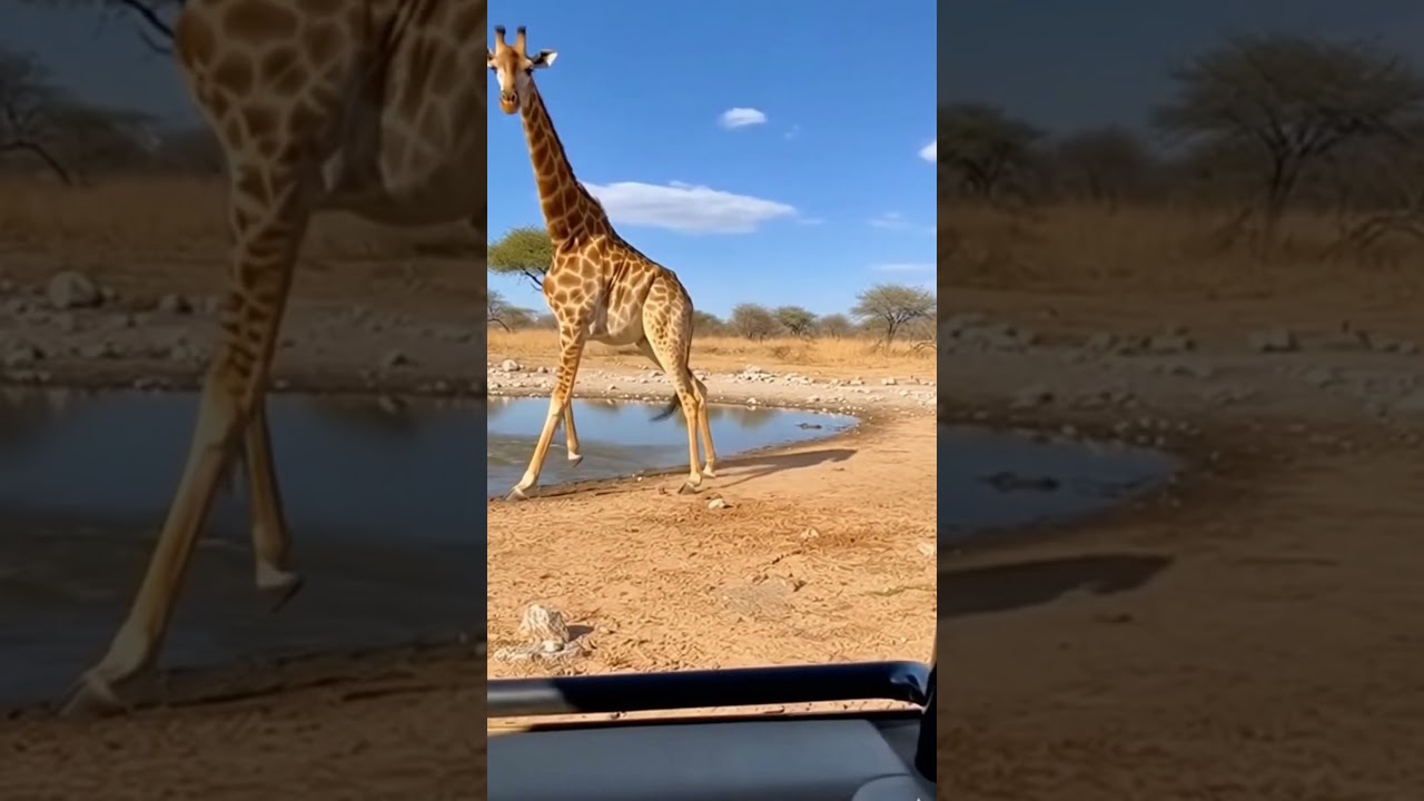 Giraffe vs. Hyena 🦒 