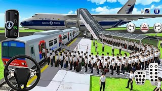 DRIVING CLASS 3D GAMEPLAY 🚆➡️✈️ Transported 1000+ Passengers from Train to Airplane! 😱 Biggest  screenshot 4