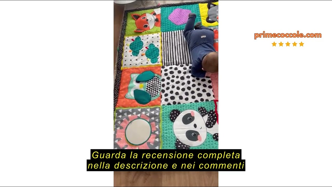 Recensione del Infantino Fold & Go Giant Discovery Mat Big playmat for Babies and Toddlers