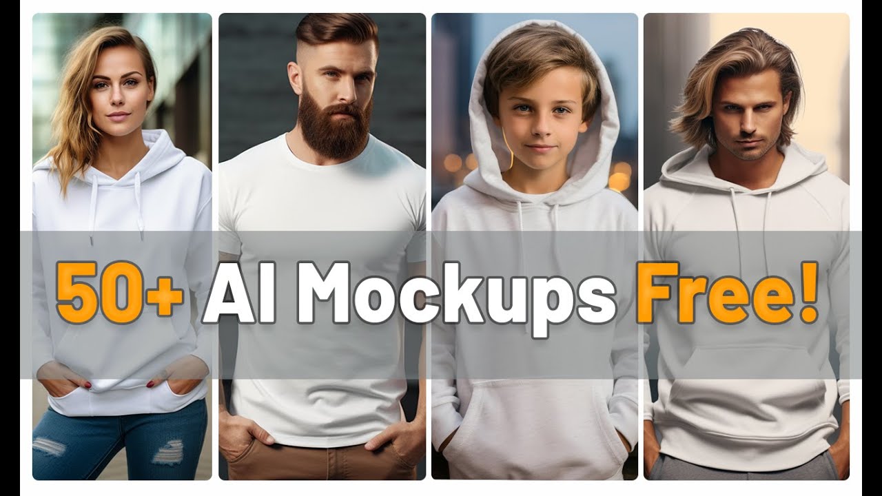 AI দিয়ে মকাপ Create করুন ।  50+ Free mockup ।