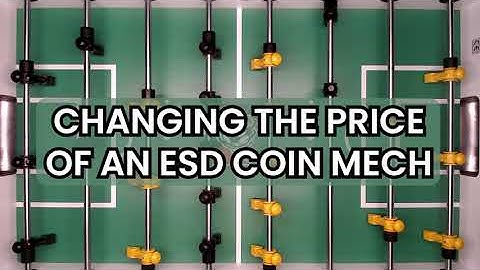 Adjusting the ESD Coin Mech