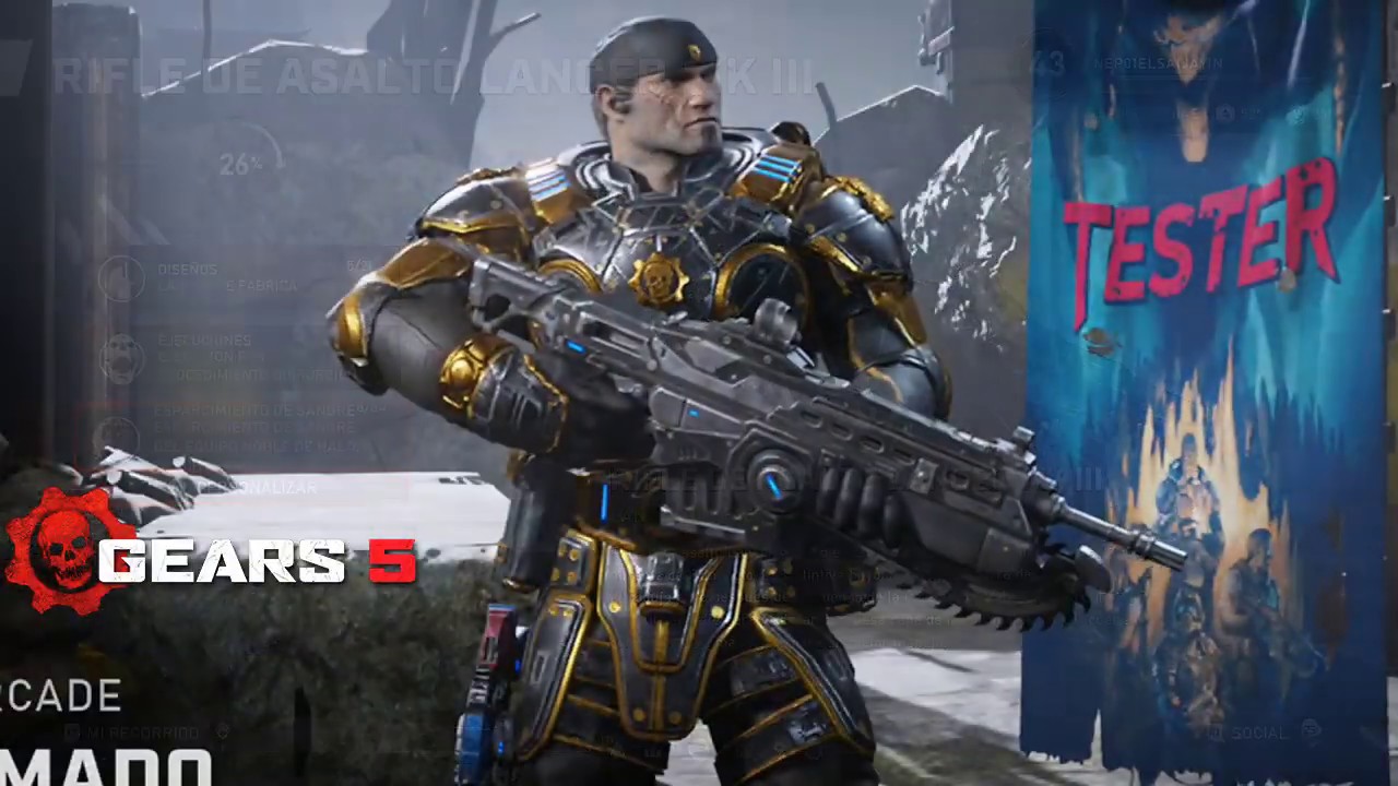 Gears of War Lancer evolution Gears 1, 2,3, Judgment, 4 & 5 YouTube