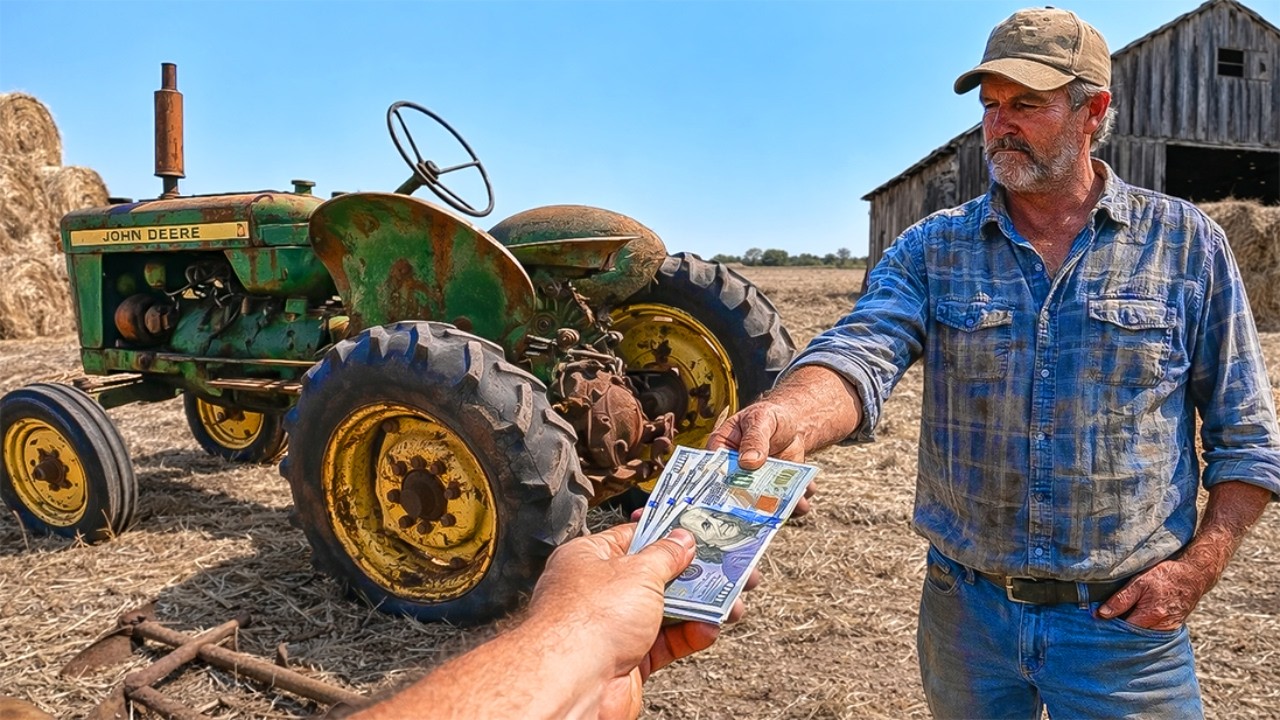 ASMR Tractor Restoration John Deere 4450 Series 40 Abandoned To Like New | Auto88 Car Restoration