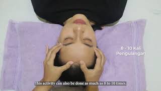 Tutorial Video of Head Massage Techniques (Prosedur dan Praktikum dalam Memberikan Massage Kepala)