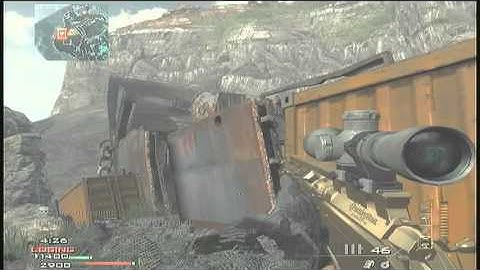 Mw3 Face Off 2v2 Sniper Gameplay-Short
