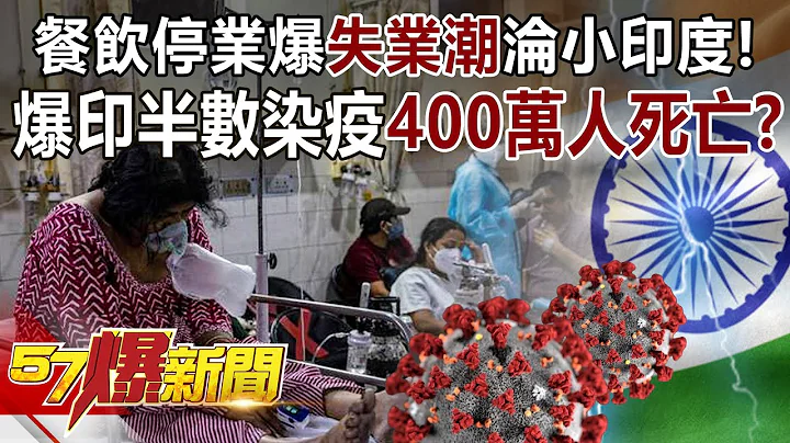 餐飲停業爆失業潮淪小印度！ 爆印半數染疫400萬人死亡？！-姚惠珍 江中博 徐俊相《57爆新聞》精選篇 網絡獨播版-1900-2 - 天天要聞