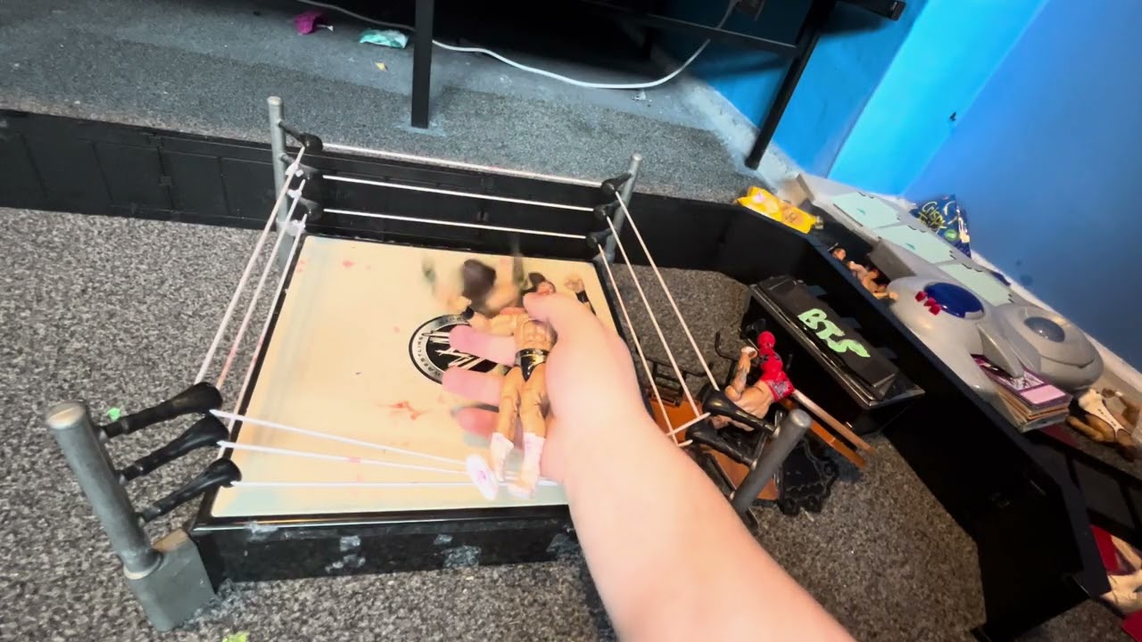 Finn balor vs AJ Styles vs Kenny omega for BTS hardcore championship 